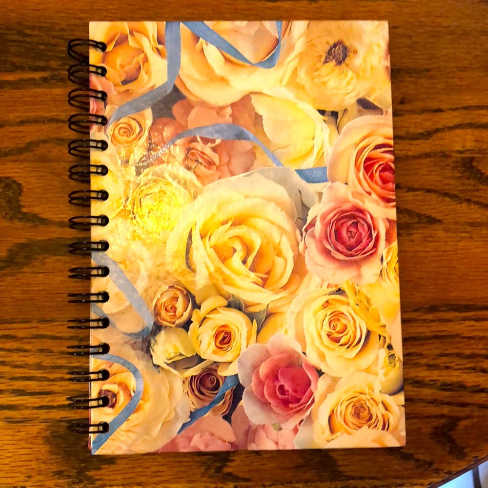 Floral design lined notebook/journal Never used